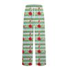 Men's Knitted Fashionable Printed Pocket Casual Pants Pajama Pants