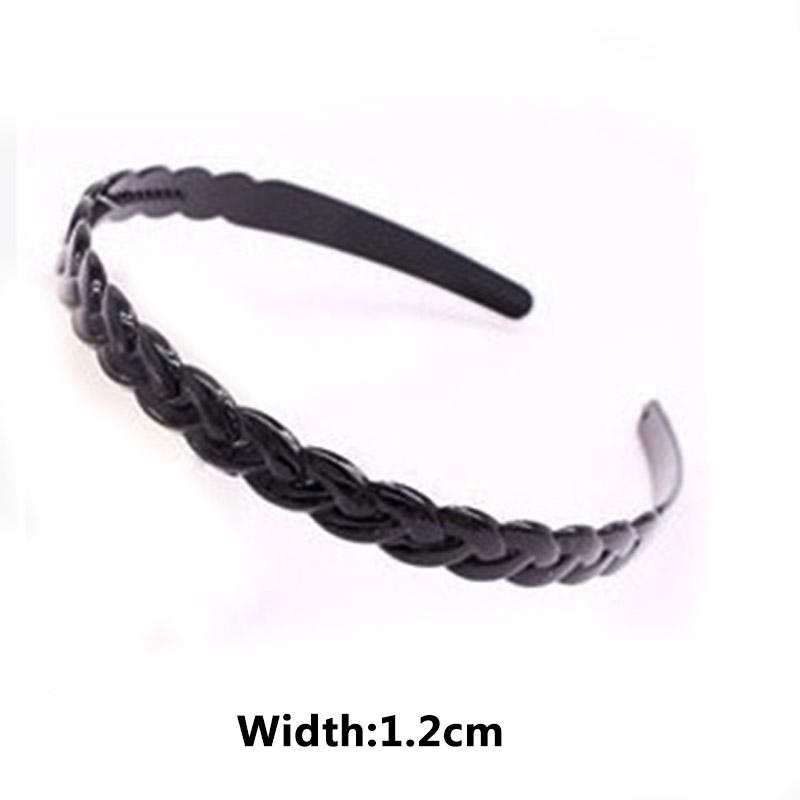 Модные женские мужские унисекс модные черные волны высокого качества 1 шт аксессуары повязка для волос металлический спортивный минималистский