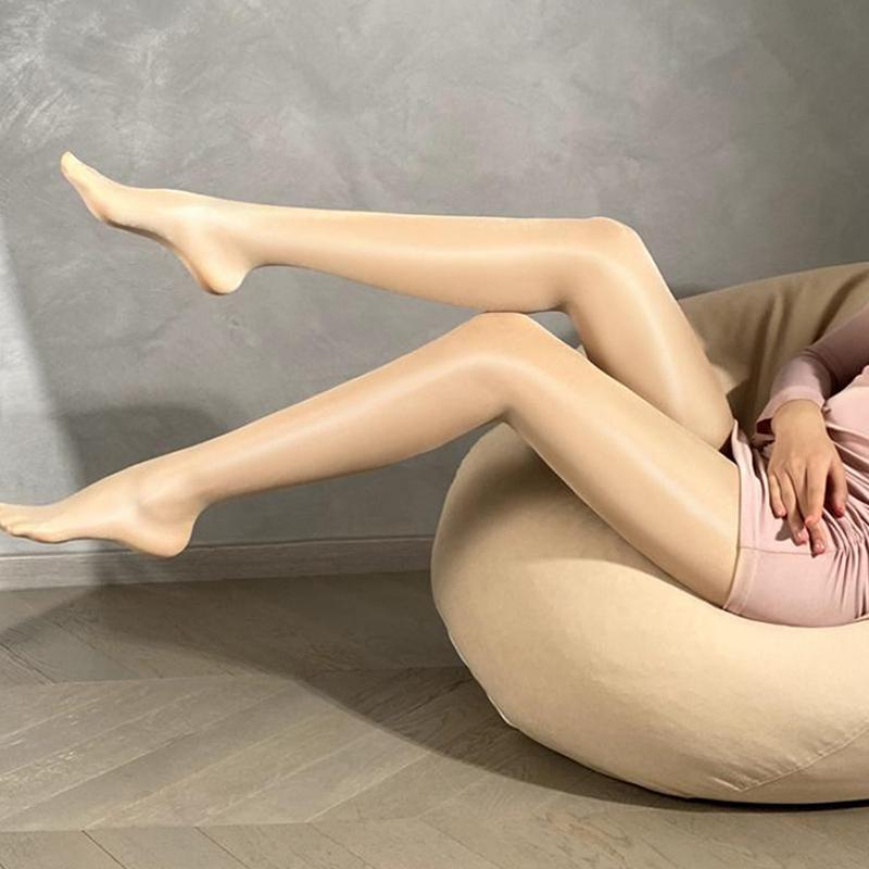 Сексуальные Блестящие Глянцевые Колготки Гладкие Носки с Лошадиным Жиром Колготки Глосс Анти-Зацепки С Завышенной Талией Колготки Аврора Ультратонкие Длинные Носки