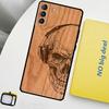 Tree Rose Skull Cactus Wood Case For Samsung Galaxy S23 Ultra S22 S21 S20 FE Note 20 Ultra S8 S9 S10 Note 10 Plus Cover