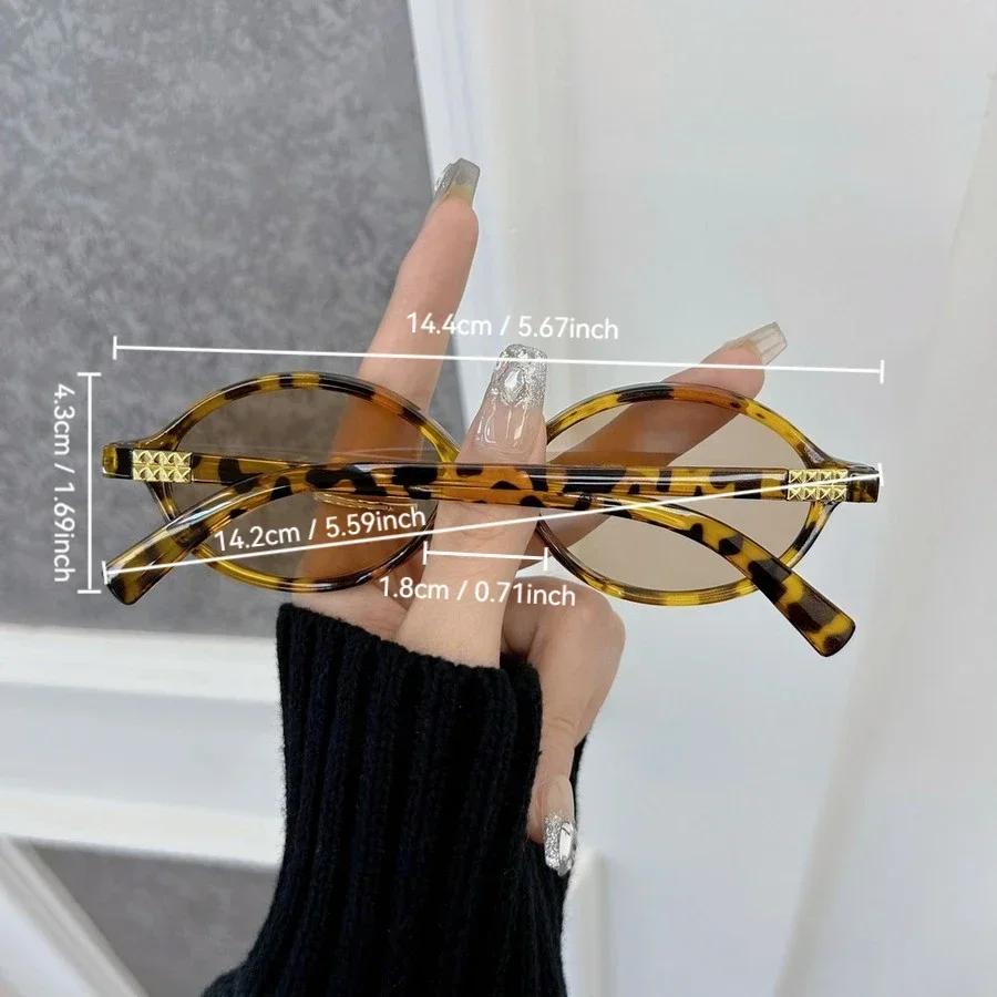 Fashion Oval Sunglasses Women Men Brand Designer Luxurious Sun Glasses Female Outdoor Casual Travel