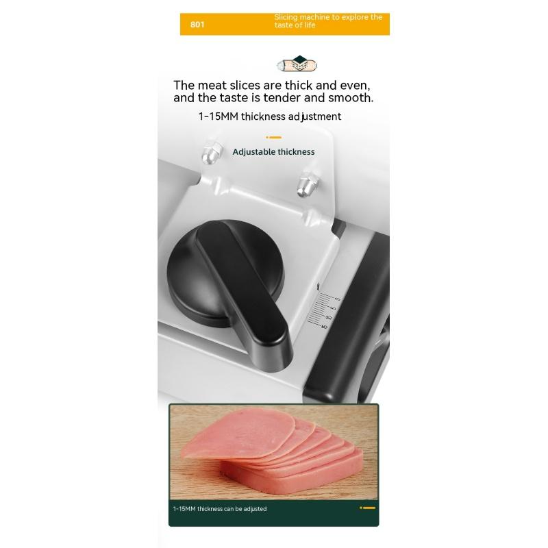 Машина для нарезки мяса Автоматическая бытовая машина для нарезки ломтиков Машина для нарезки хлеба из баранины