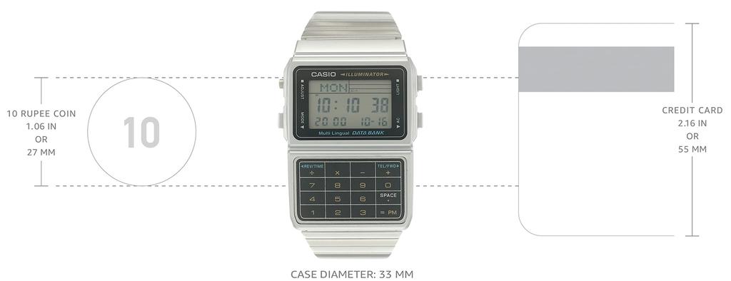 Мужские часы CASIO DBC-611-1 (Импортный)
