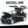 DQMN8 Высокая симуляция 1:32 Tesla MODEL X 90 Литой Модель Автомобиля Литые Игрушечные Транспортные Средства Игрушечные Машинки Игрушки для Мальчиков Инерционный Мигающий Звуковой Подарок для Ребенка