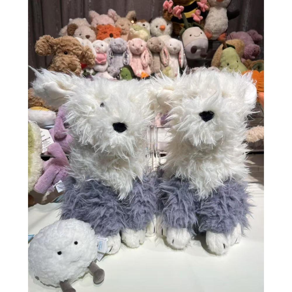 Британская овчарка Эварт Плюшевая игрушка Кукла Милая кукла-щенок с каракулями Женский подарок