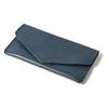 Naru Tochigi Leather Long Wallet, No Coin Purse, Men's and Women's, Genuine Leather, Slim Fit, Flap Closure, Lightweight, Large Capacity, Bill