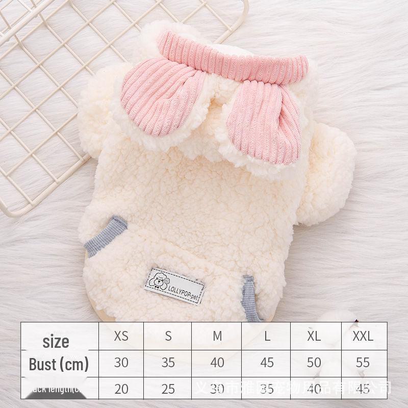 Зимняя куртка для четвероногих собак и кошек - толстая, теплая хлопковая куртка для домашних животных: Идеально подходит для тедди, бишонов и французских бульдогов осенью и зимой.