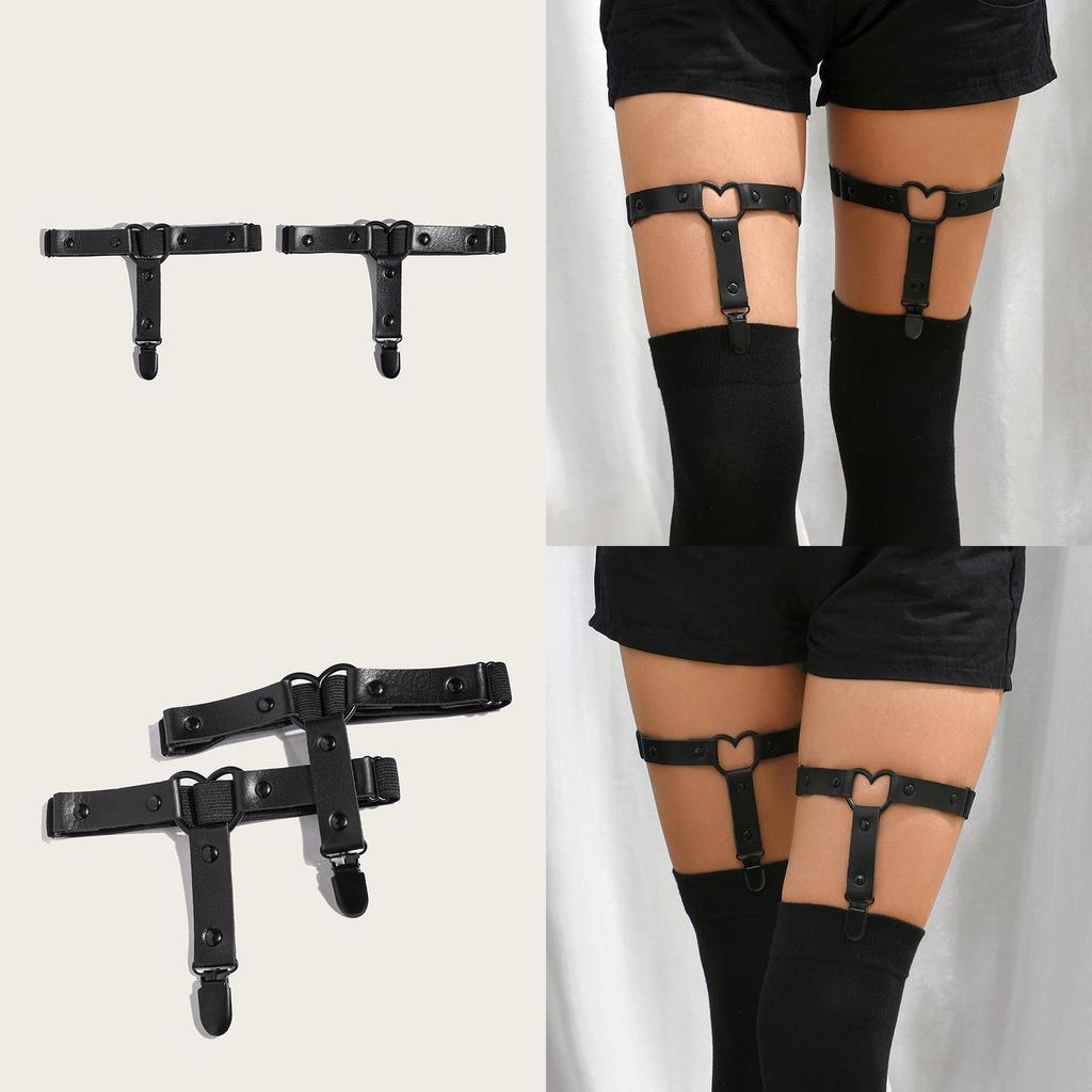 Панк кольцо на ногу с деталью в виде сердца и регулируемой посадкой для косплея и модной одежды