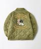 OUTSTANDING [Looney Tunes] Reversible Quilted Jacket_Khaki/Olive Green