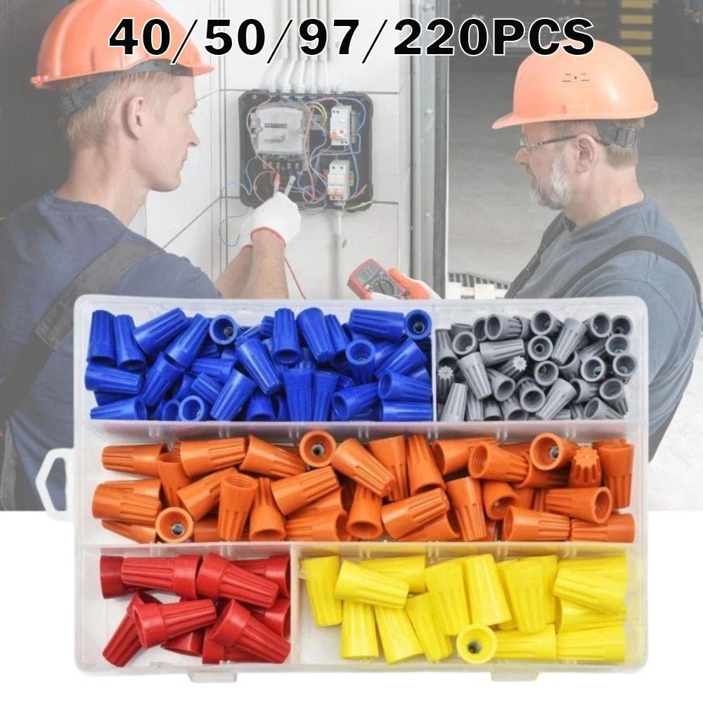 Insulated Wire Caps Colorful Twist Caps Nuts Twist Terminal Electrical Insulated Crimp Electrical