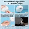Electric Nail Trimmer LED Light 2 Speeds USB Rechargeable Magnetic Cap Dust Collection Safe Baby Kids Elderly