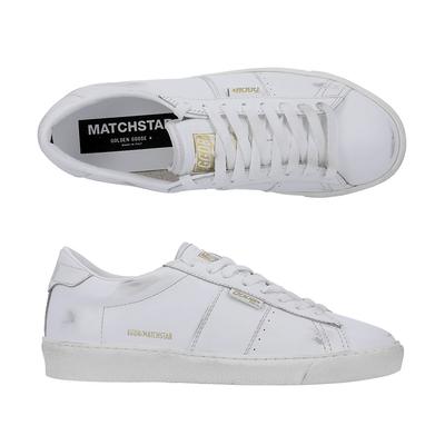 Кроссовки Golden Goose Gwf00796 F006367 10100 Match Star из блестящей кожи с белой вставкой