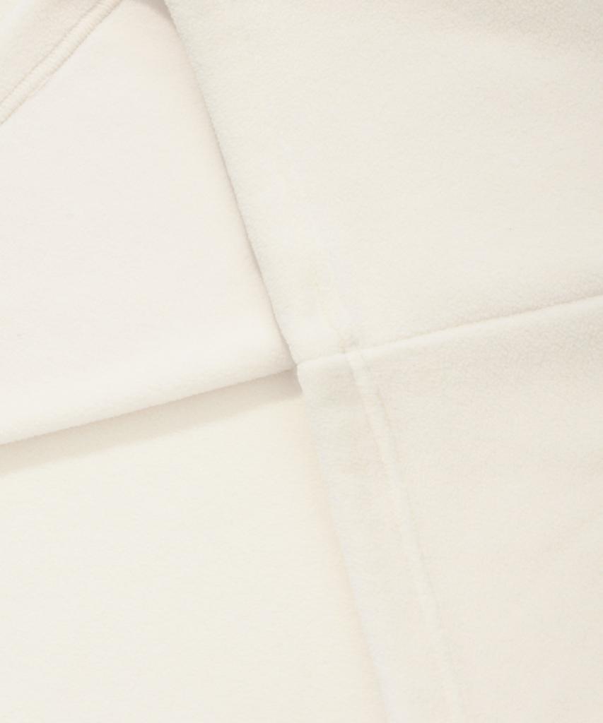 COVERNAT Arch Logo Fleece Half Zip Sweatshirt Ivory