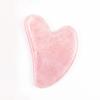 Rose Quartz Face Thin Massager Natural Stone Guasha Board Jade Roller Pink Crystal Facial Scraper Jade Facial Roller