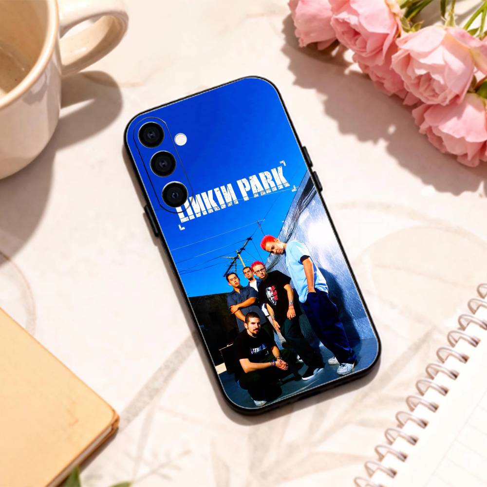 New Metal L-Linkin Park phone Case For Samsung Galaxy A73,A72,A71,A70,A53,A52,A51,Others Soft Black Shell