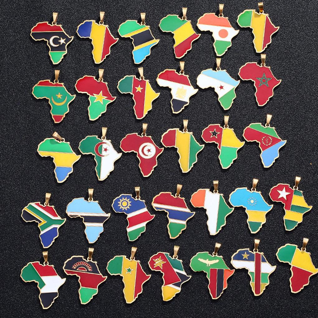 Ожерелье с подвеской в виде флага карты Марокко, стильное ожерелье с подвеской в виде карты Марокко, уникальные ожерелья