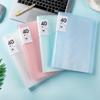 Translucent Color File Waterproof Office Supplies, Document Bag Thickened File Bag, A4 40Pages Size Folders Document Organizer