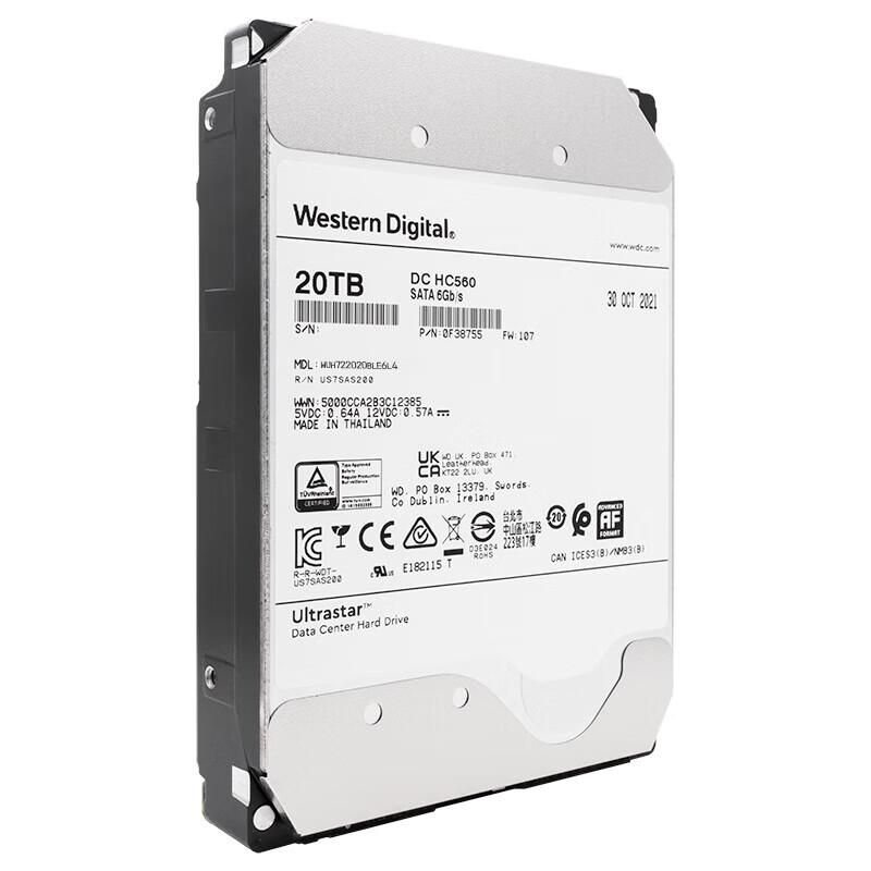 WD Корпоративный гелиевый жесткий диск HC560