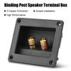 Acoustic Components for HiFi Speaker 2 Copper Binding Post Terminal Cable Connector Box Shell