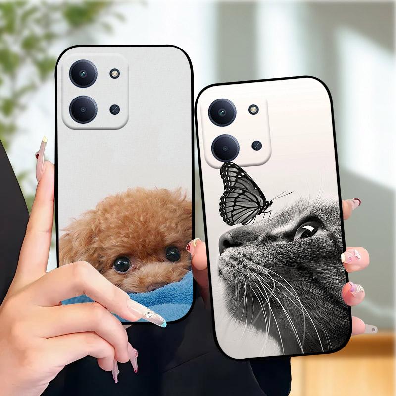 Для Xiaomi Poco C85 4G Чехол Стильный Ударопрочный Мягкий Силикон ТПУ Чехлы Для Телефона Для Poco C 85 POCOC85 171мм Чехол Fundas Coque