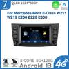 7-дюймовый автомагнитола для Mercedes Benz E-Class W211 W219 E200 E220 E300 Android Carplay Car Multimedia RDS GPS 4+64G экран стерео