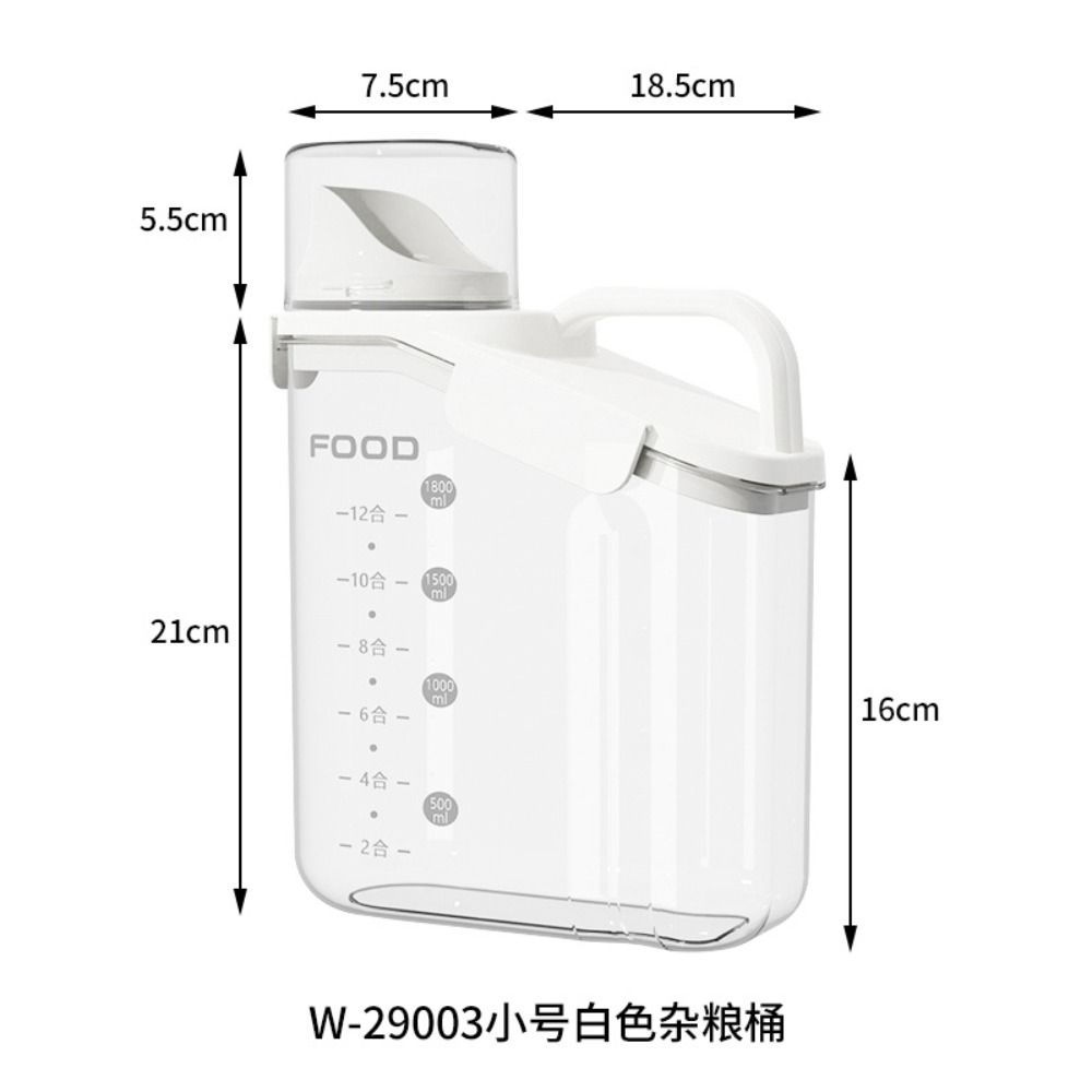 Банки распределителя овсянки пищевого качества влагостойкие загерметизированные для хранения кухни
