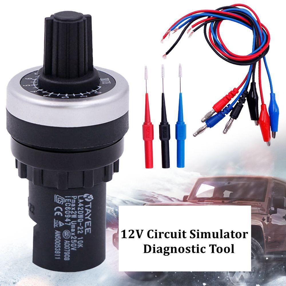 Тестер цепи, имитатор сигнала транспортного средства, набор для автомобильного симулятора цепи, диагностический инструмент