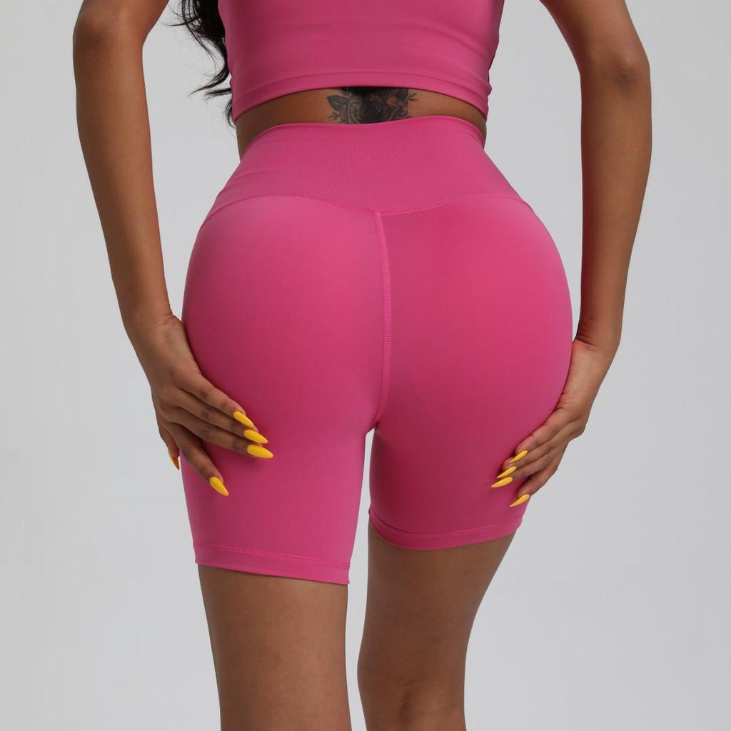 Женские велосипедные шорты с высокой талией, двухсторонней начесовой тканью | Дышащие, высокоэластичные, дизайн с 4 точками защиты от просвечивания