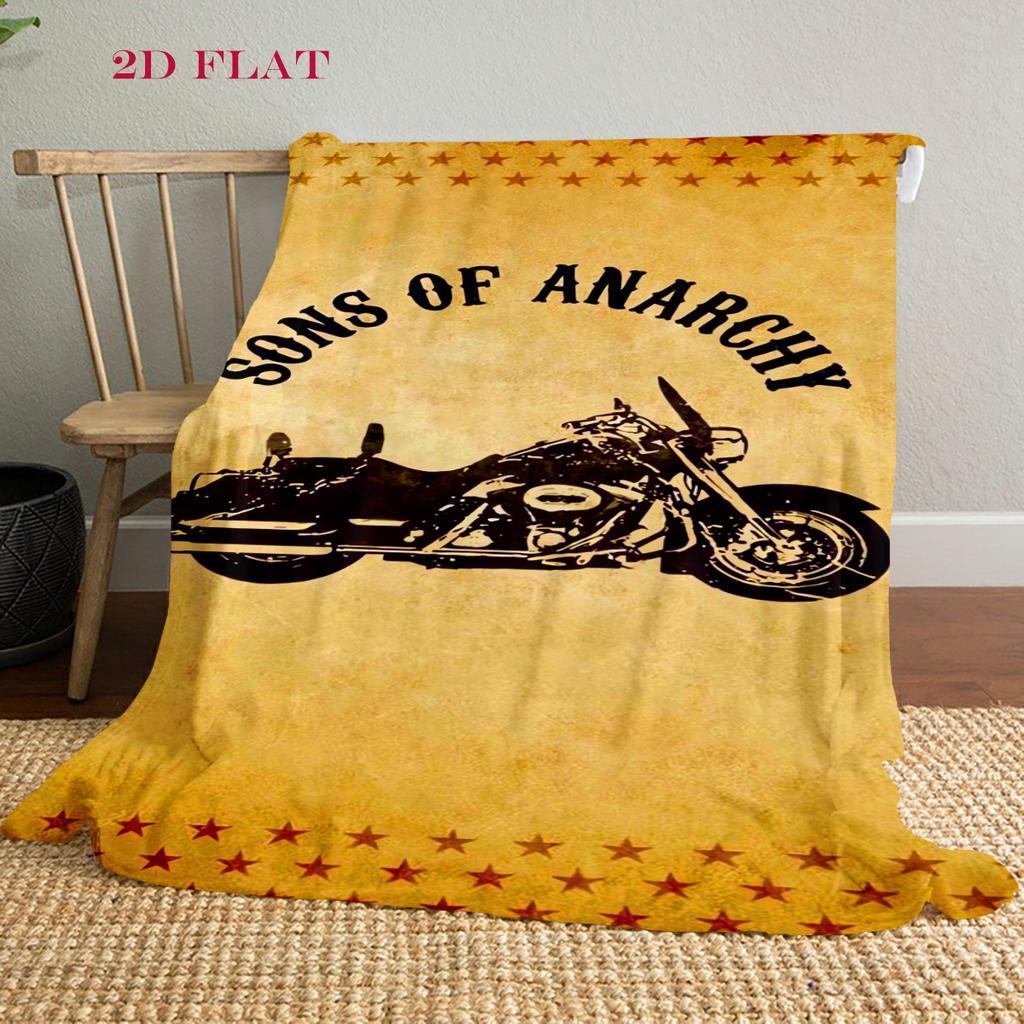 Rebellion Wheels: Sons Anarchy blanket Suitable for all seasons sofa blanket sheet Office rest blanket Nap Blanket