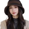 Шляпа женская весна и осень для путешествий универсальная элегантная шляпа-ведро показывает лицо маленькая модная цветная шляпа-панама