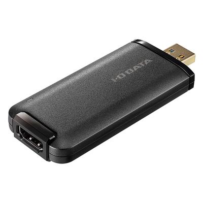 Адаптер для преобразования данных USB в HDMI Прямая трансляция Удаленная работа Веб-конференция Плата захвата UVC Совместимый с Mac Японский производитель I-O [Совместимый с 4K]