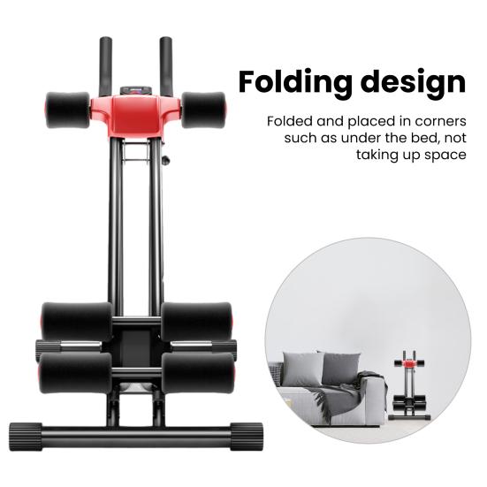 Abdominal Roller Ab Workout Equipment Adjustable Ab Machine Full Body Workout for Home Gym Strength Training Exercise Equipment