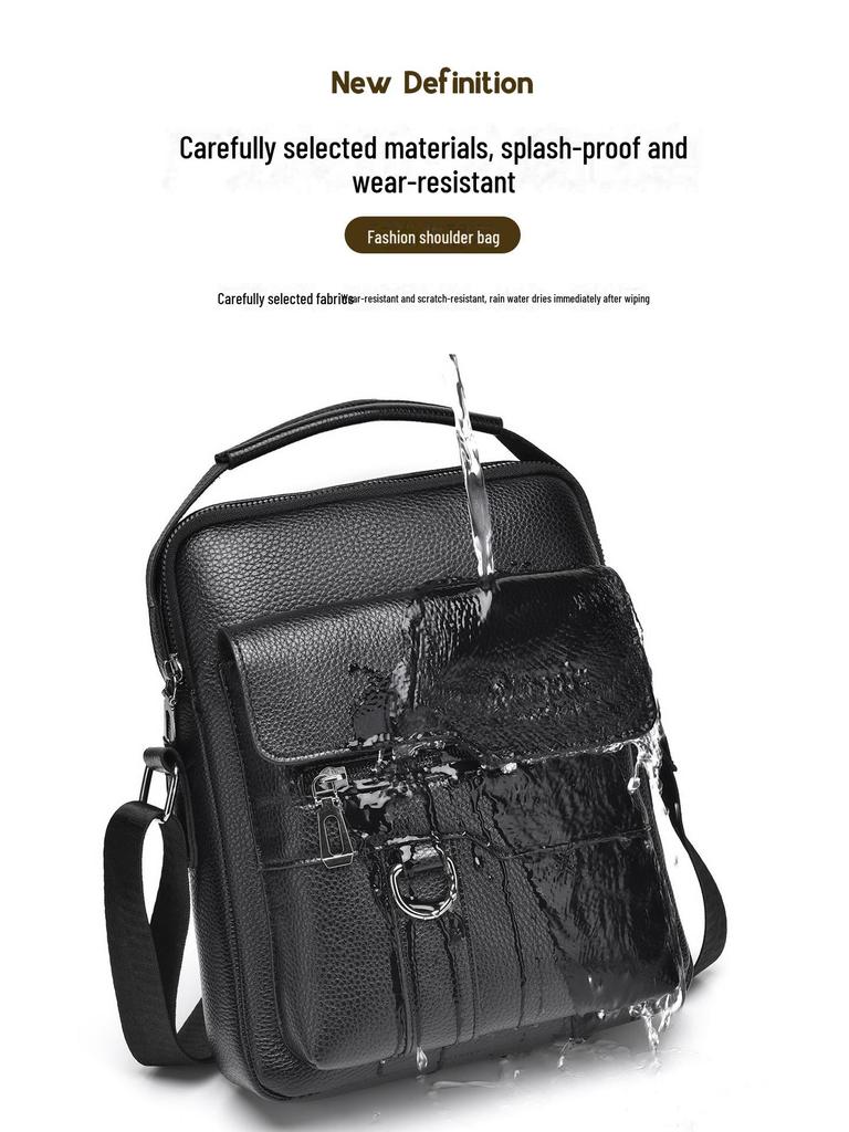 Men's Splash-proof, Wear-resistant Large Capacity Commuter Messenger Bag