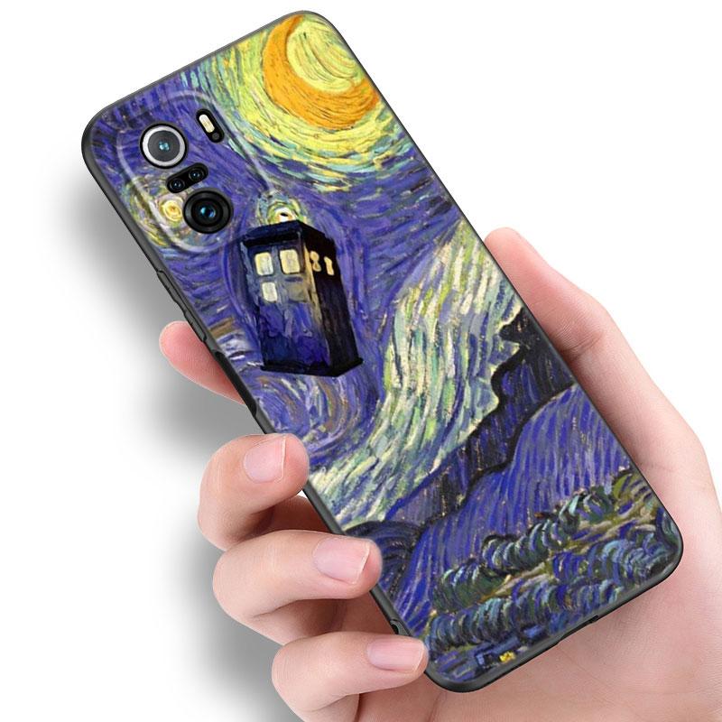 Van Gogh Starry Sky Art Phone Case For Xiaomi Mi 10T 11i 11T Note 10 11 Lite NE F1 POCO F3 M3 X3 GT NFC M4 X4 Pro 5G Black Cover