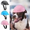 Plastic Pet Dog Helmets Adjustable Puppy Safety Helmet Lightweight Pet Motorcycle Headgear  Cat