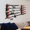 2 шт. держатель для удочки настенный гаражный стеллаж регулируемые кронштейны рыболовные снасти органайзер