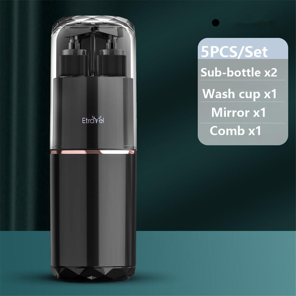 Портативные стаканы для шампуня, макияжа, ополаскивателя для рта, дорожный набор для умывания, набор туалетных принадлежностей, бутылка для хранения