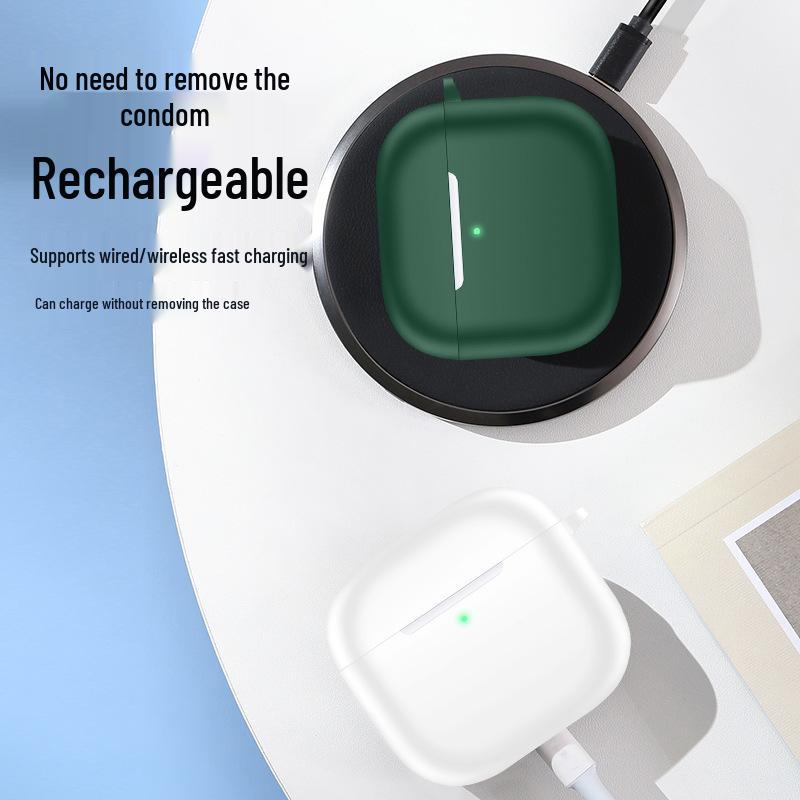 2024 AirPods 4th Gen Silicone Protective Case - Bluetooth Earphone Cover