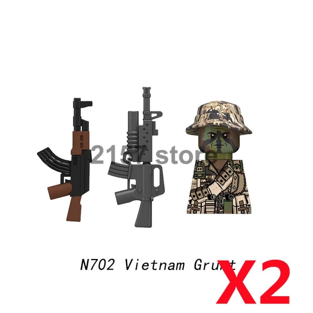 Военный Солдат Фигурка Строительный Блок Оружие Рейнджер Камуфляж Война во Вьетнаме US Special Forces KSK Медицинский Бандит Вор Игрушка Подарок