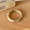 Colorful Fine Bangles Smooth Round Lady's Bracelet New Resin Bracelets  Gifts