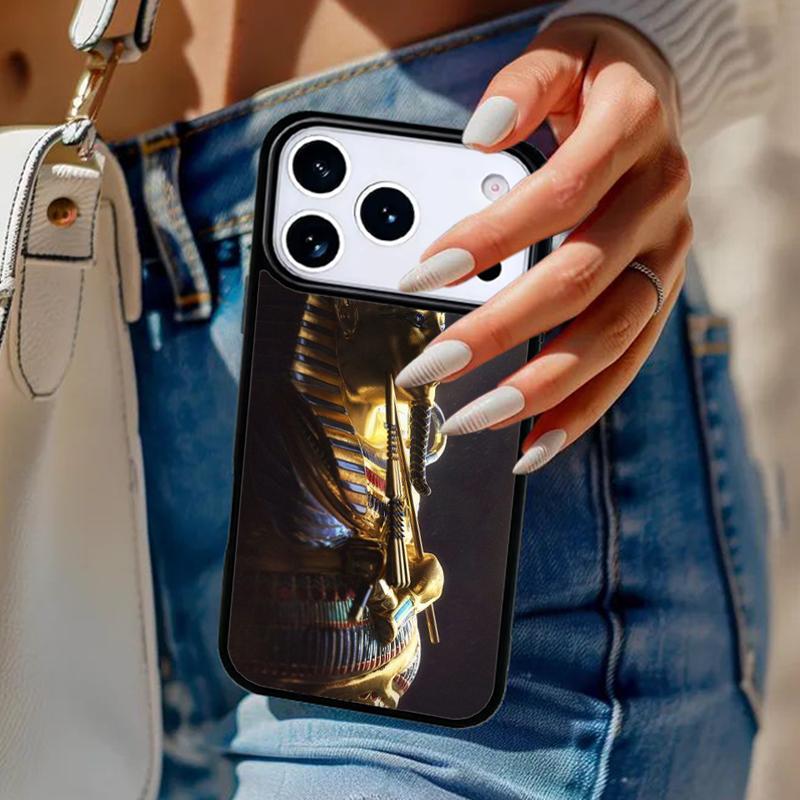 Egyptian Phone Case For iPhone 17 Air 14 15 13 12 Max Cover For Apple 14 15 16 16e 11 Pro Max Plus