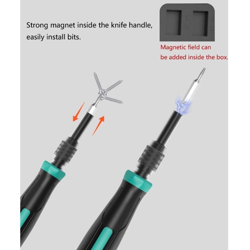Прочный набор отверток из 152 предметов Нескользящая рукоятка Подходит для технического обслуживания Домашний ремонт Основное обслуживание