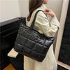 2025 New Women's Bag Fashion Korean Version of Space Cotton Clothing Bag Down Bag Shoulder Bag Large Capacity