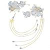 1pc/2pcs Elegant Classical Style Dragonfly Traditional HANFU Chinese Tassel Hairpin Headwear Hair Clips