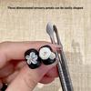 Double Ended Precise Nail Art Spatula and Carver with Rust Proof Stainless Steel Construction Grip Friendly Handle