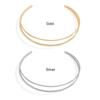 Alloy Silver Gold for Women Girls Armlet Upper Arm Cuff Armband Minimalist Bangle Arm Bracelet
