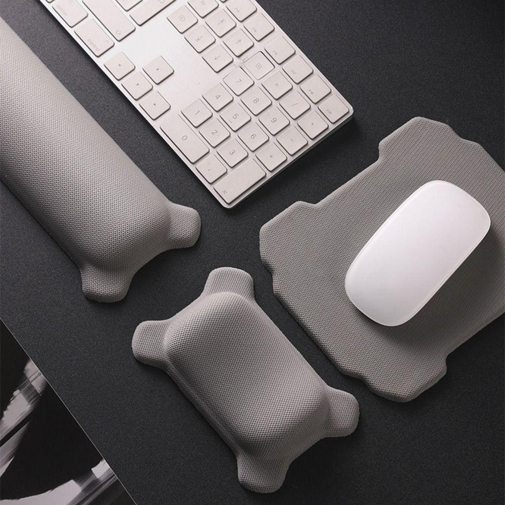 1/2pcs Ergonomic Ergonomic Mouse Pad Slow Rebound Keyboard Hand Cushion  Office Supplies