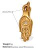 2026 DIY Кулон Ожерелье Амулеты Удачи Позолоченная Нержавеющая Сталь 18K Шармы Защита Удача Кулоны для Изготовления Украшений своими руками
