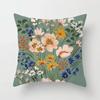 Office Living Room Home Pillowcase Simple Floral Retro Pillowcase Car Ornaments