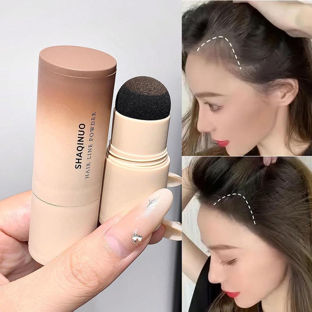 SHAQINUO Заполнитель линии роста волос: Изысканный порошок и крем для волос для контурирования и восстановления роста; Водостойкая и влагостойкая формула теней.
